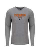 Escondido HS Girls Golf Block - Tri-Blend Long Sleeve