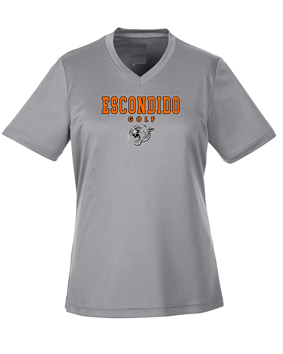 Escondido HS Girls Golf Block - Womens Performance Shirt