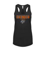 Escondido HS Girls Golf Block - Womens Tank Top