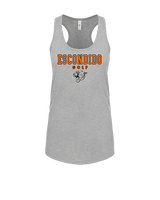 Escondido HS Girls Golf Block - Womens Tank Top