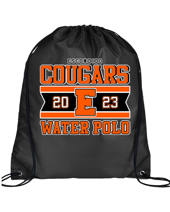 Escondido HS Water Polo Stamp - Drawstring Bag