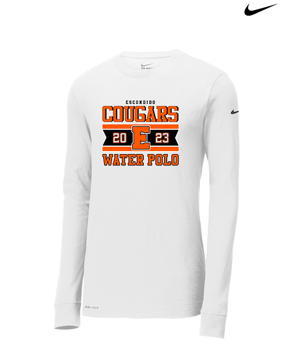 Escondido HS Water Polo Stamp - Mens Nike Longsleeve