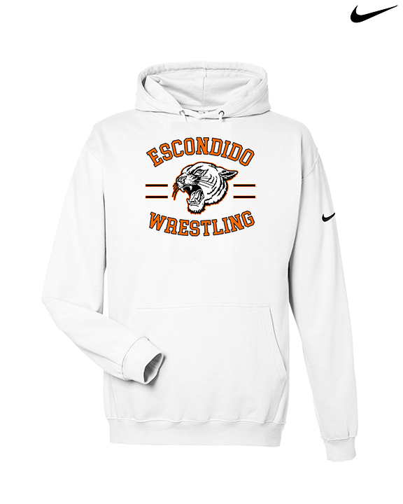 Escondido HS Wrestling Curve - Nike Club Fleece Hoodie