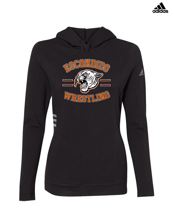 Escondido HS Wrestling Curve - Womens Adidas Hoodie