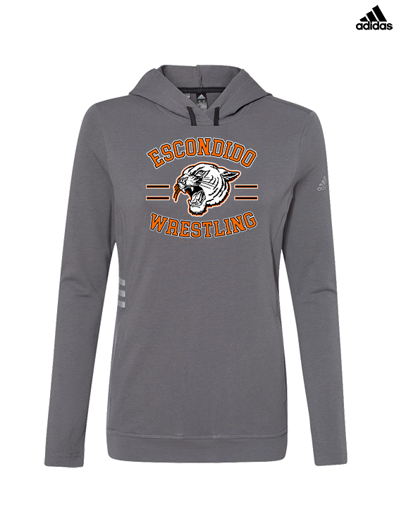 Escondido HS Wrestling Curve - Womens Adidas Hoodie