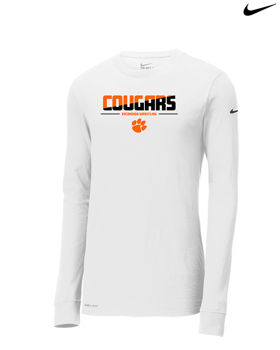 Escondido HS Wrestling Cut - Mens Nike Longsleeve