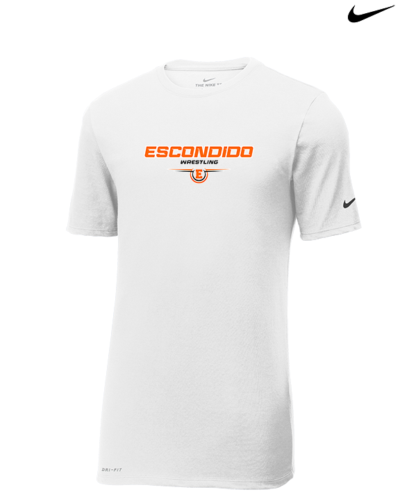 Escondido HS Wrestling Design - Mens Nike Cotton Poly Tee