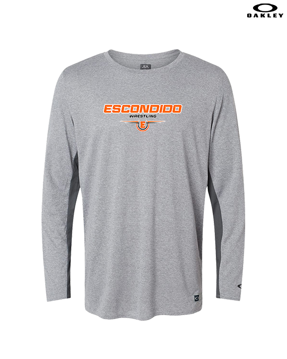 Escondido HS Wrestling Design - Mens Oakley Longsleeve