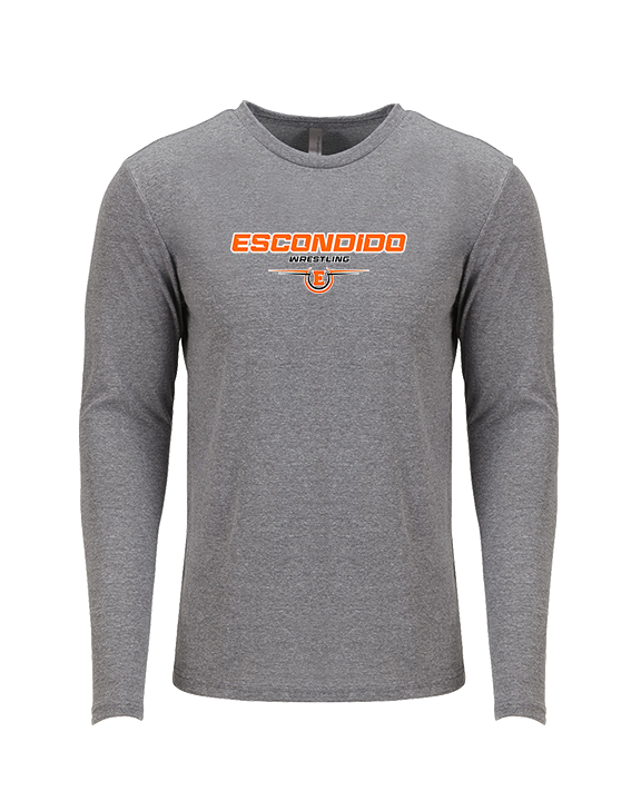 Escondido HS Wrestling Design - Tri-Blend Long Sleeve