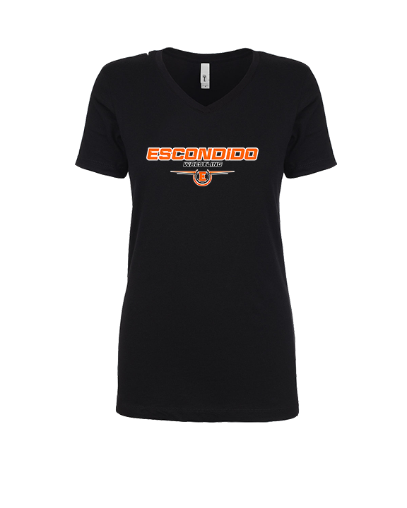 Escondido HS Wrestling Design - Womens Vneck