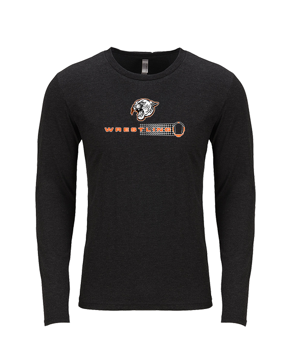 Escondido HS Wrestling Dots - Tri-Blend Long Sleeve