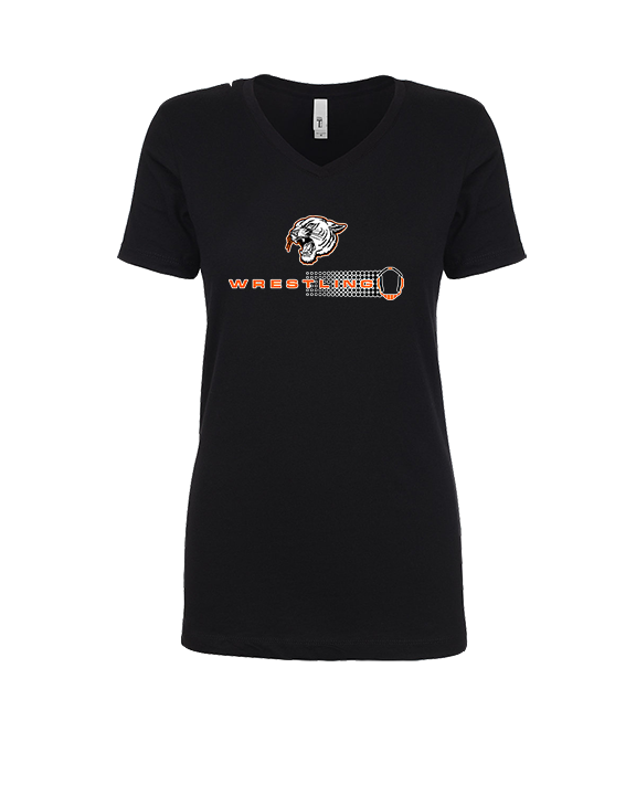 Escondido HS Wrestling Dots - Womens Vneck