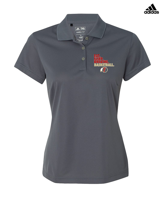 Fallbrook HS Girls Basketball Eat Sleep - Adidas Womens Polo