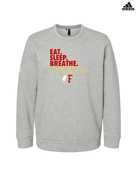 Fallbrook HS Girls Basketball Eat Sleep - Mens Adidas Crewneck