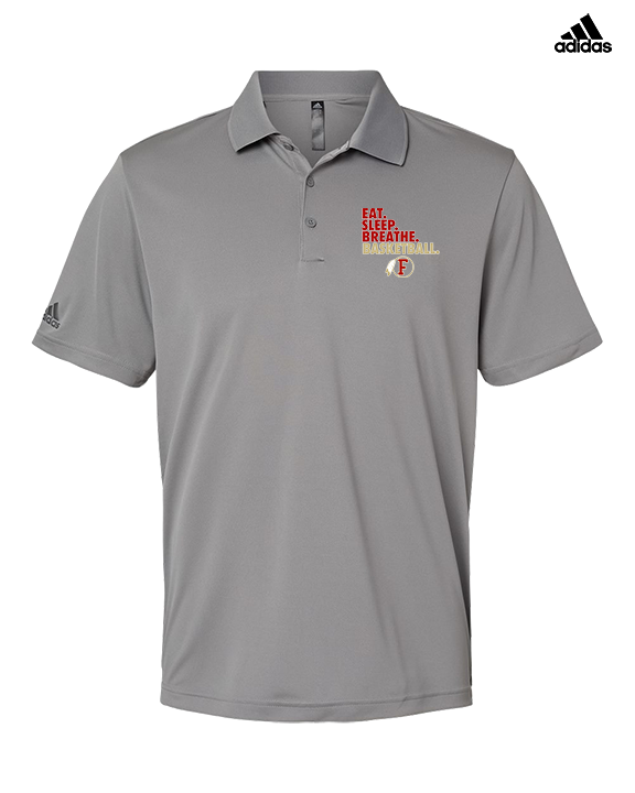 Fallbrook HS Girls Basketball Eat Sleep - Mens Adidas Polo