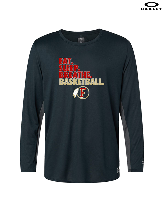 Fallbrook HS Girls Basketball Eat Sleep - Mens Oakley Longsleeve