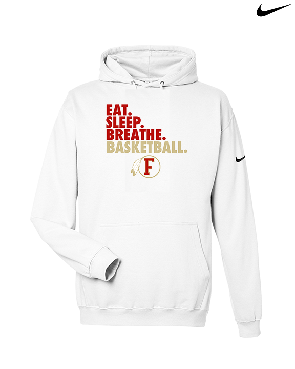 Fallbrook HS Girls Basketball Eat Sleep - Nike Club Fleece Hoodie