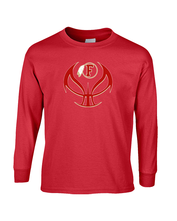 Fallbrook HS Girls Basketball Full Ball - Cotton Longsleeve