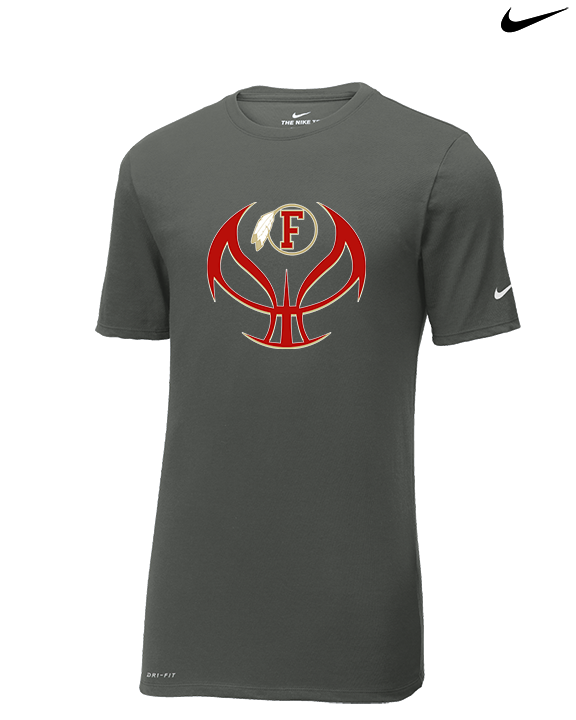 Fallbrook HS Girls Basketball Full Ball - Mens Nike Cotton Poly Tee