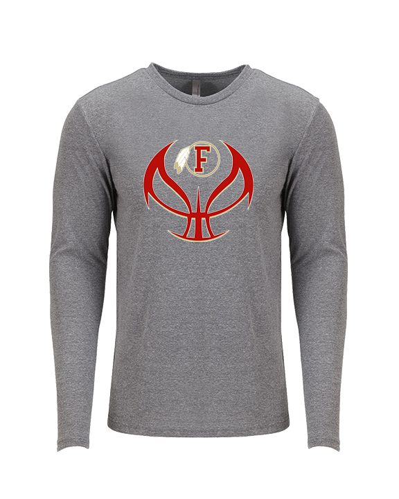 Fallbrook HS Girls Basketball Full Ball - Tri-Blend Long Sleeve