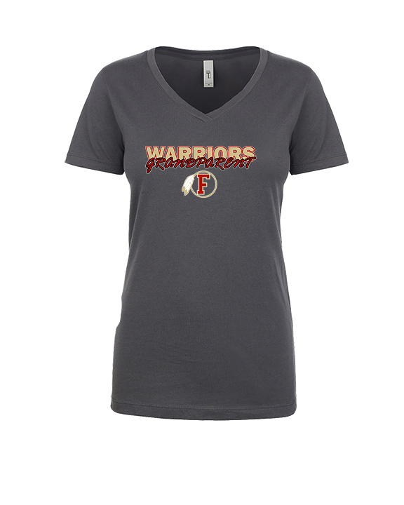 Fallbrook HS Girls Basketball Grandparent - Womens Vneck