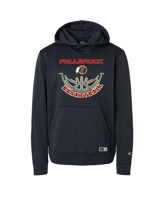 Fallbrook HS Girls Basketball Outline - Oakley Performance Hoodie