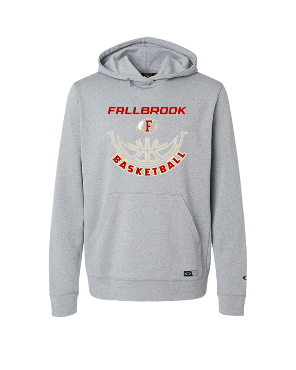 Fallbrook HS Girls Basketball Outline - Oakley Performance Hoodie