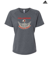 Fallbrook HS Girls Basketball Outline - Womens Adidas Performance Shirt