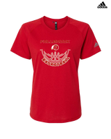 Fallbrook HS Girls Basketball Outline - Womens Adidas Performance Shirt