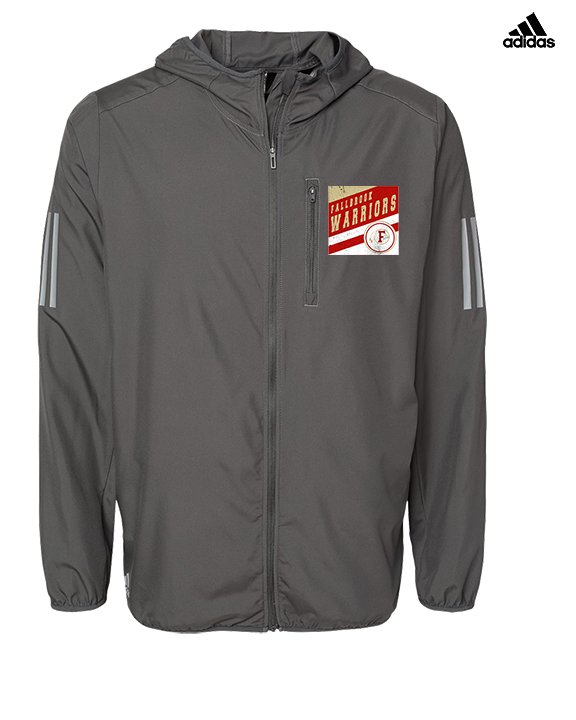 Fallbrook HS Girls Basketball Square - Mens Adidas Full Zip Jacket