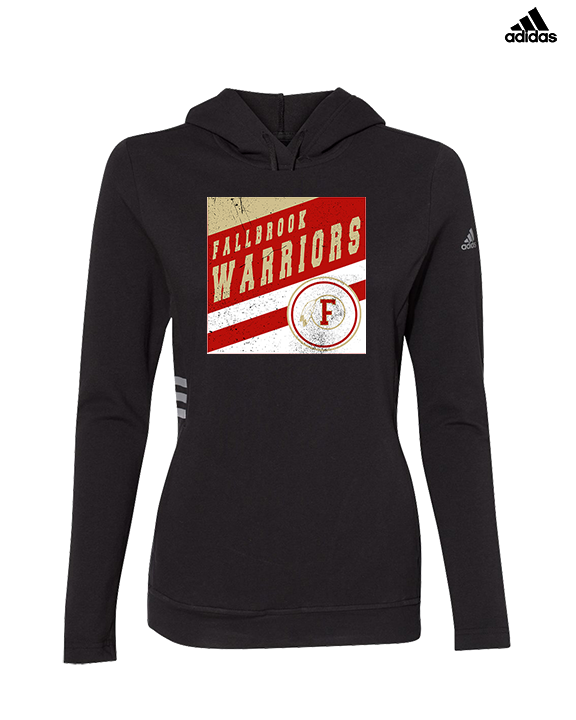 Fallbrook HS Girls Basketball Square - Womens Adidas Hoodie