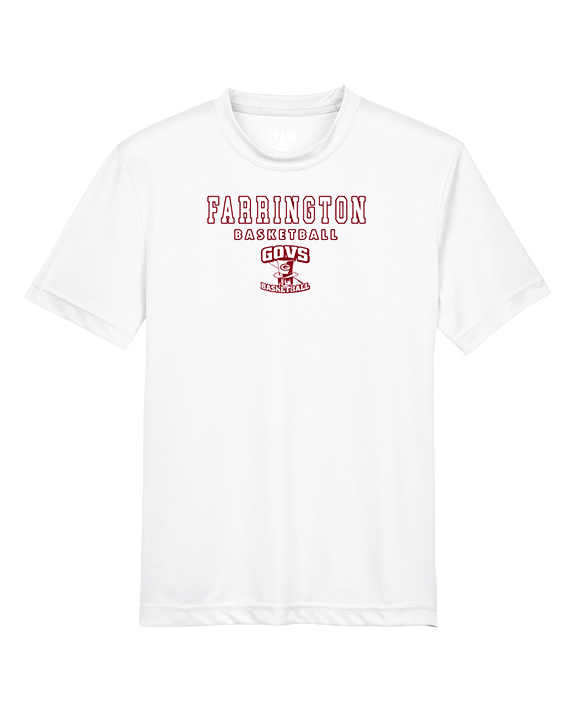 Farrington HS Basketball Block - Youth Performance Shirt