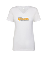 Foothill HS Girls Basketball Bold - Womens V-Neck