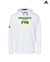 Franklin D Roosevelt HS Boys Lacrosse Border - Adidas Men's Hooded Sweatshirt