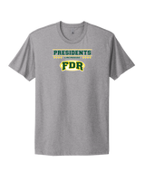 Franklin D Roosevelt HS Boys Lacrosse Border - Select Cotton T-Shirt