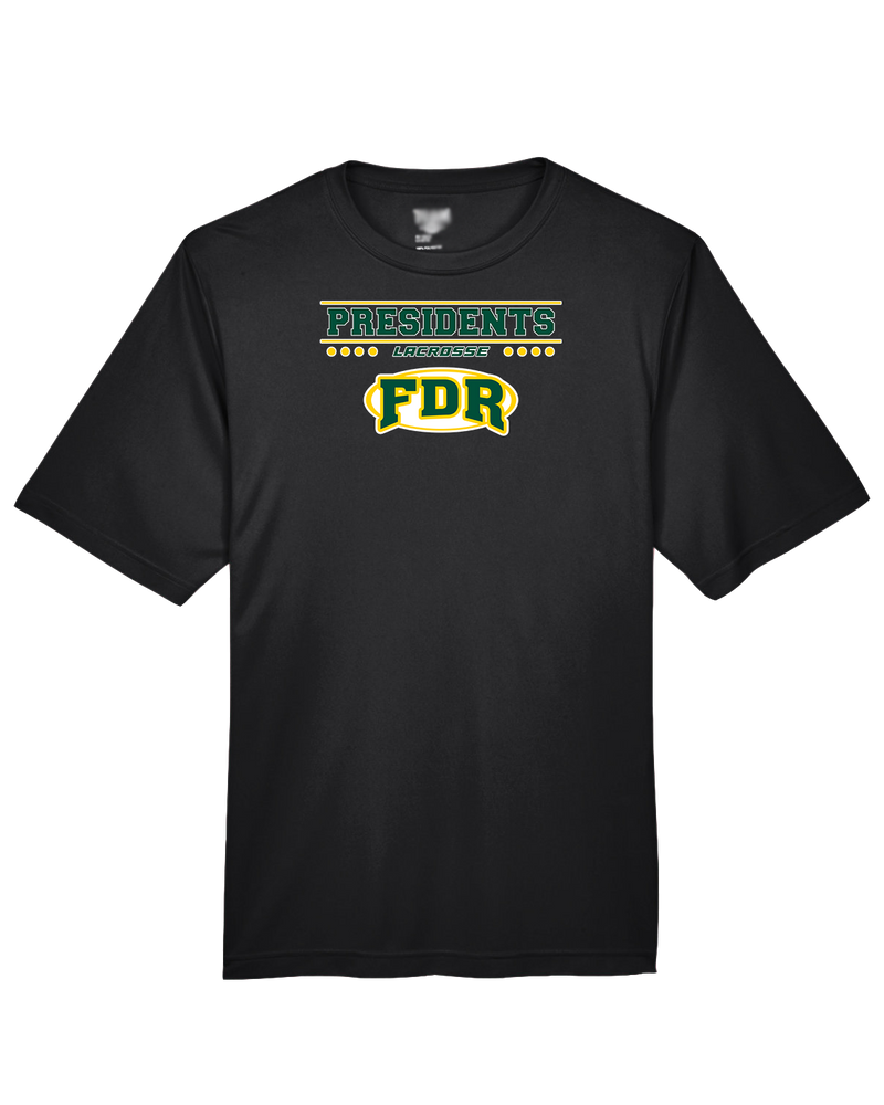 Franklin D Roosevelt HS Boys Lacrosse Border - Performance T-Shirt