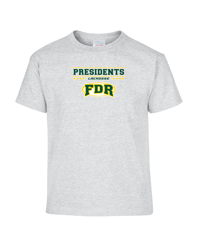 Franklin D Roosevelt HS Boys Lacrosse Border - Youth T-Shirt