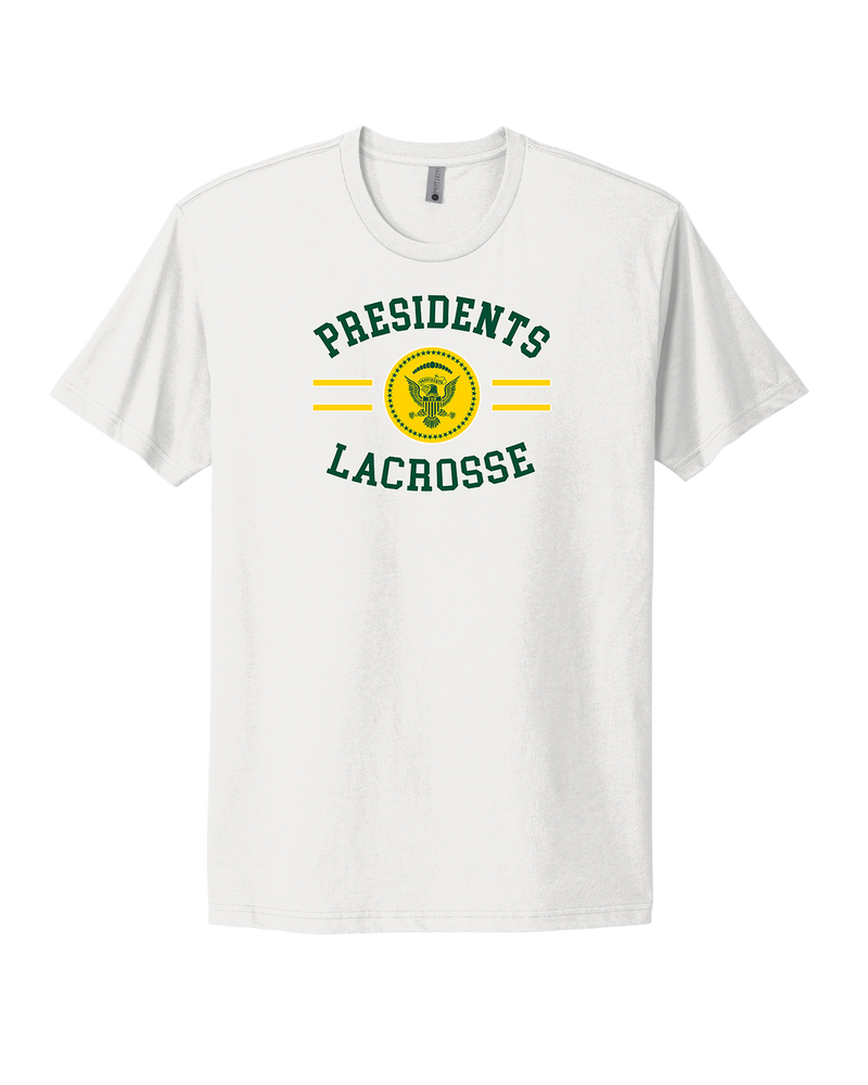 Franklin D Roosevelt HS Boys Lacrosse Curve - Select Cotton T-Shirt