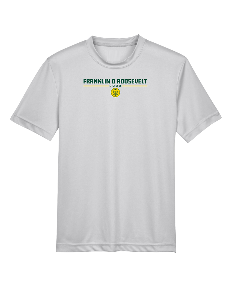 Franklin D Roosevelt HS Boys Lacrosse Keen - Youth Performance T-Shirt