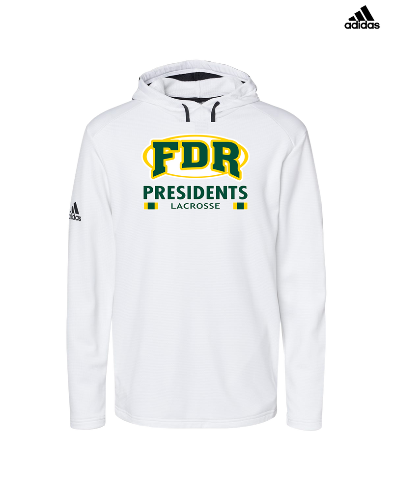 Franklin D Roosevelt HS Boys Lacrosse Stacked - Adidas Men's Hooded Sweatshirt
