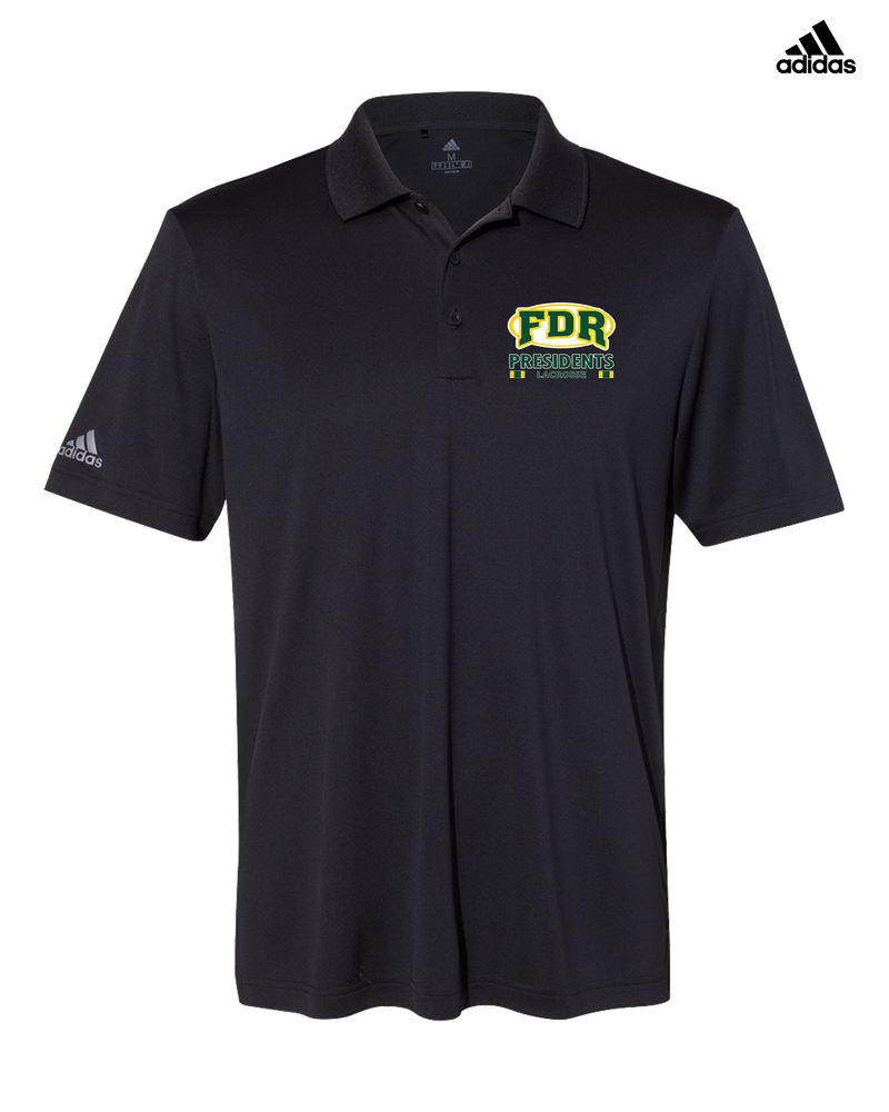 Franklin D Roosevelt HS Boys Lacrosse Stacked - Adidas Men's Performance Polo