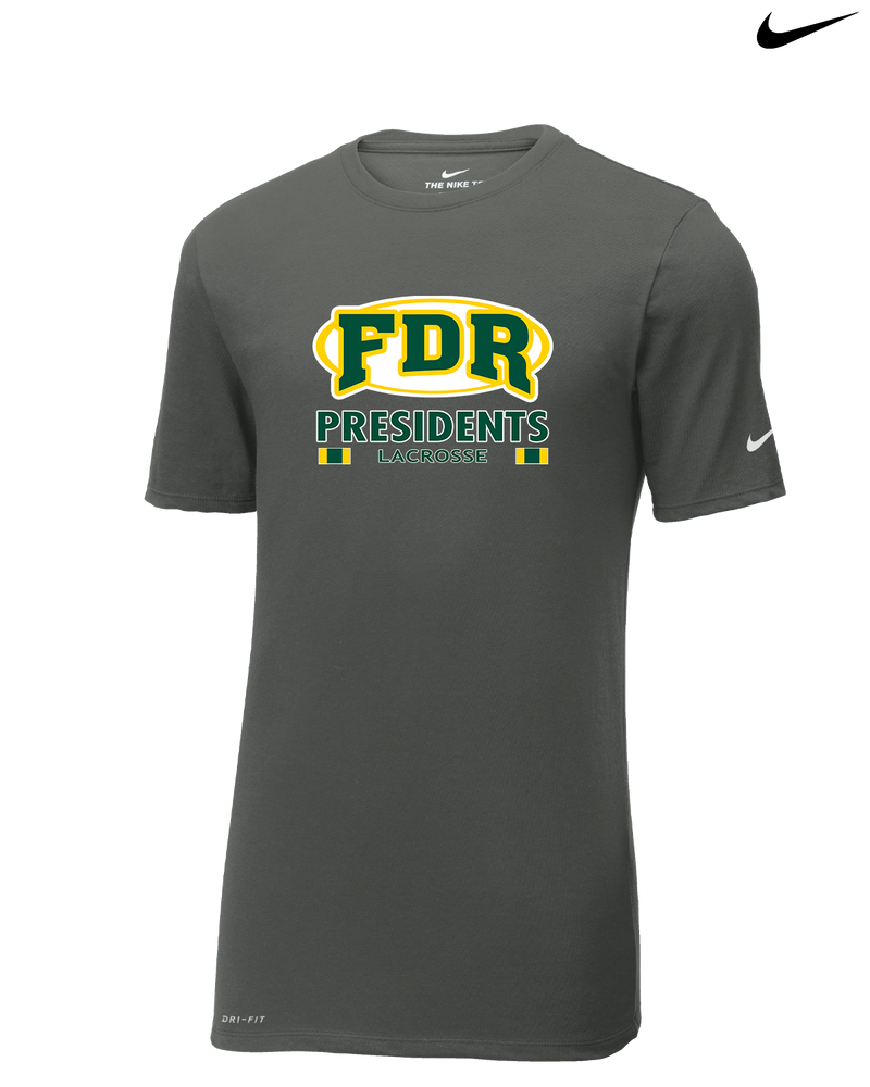Franklin D Roosevelt HS Boys Lacrosse Stacked - Nike Cotton Poly Dri-Fit