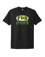 Franklin D Roosevelt HS Boys Lacrosse Stacked - Select Cotton T-Shirt