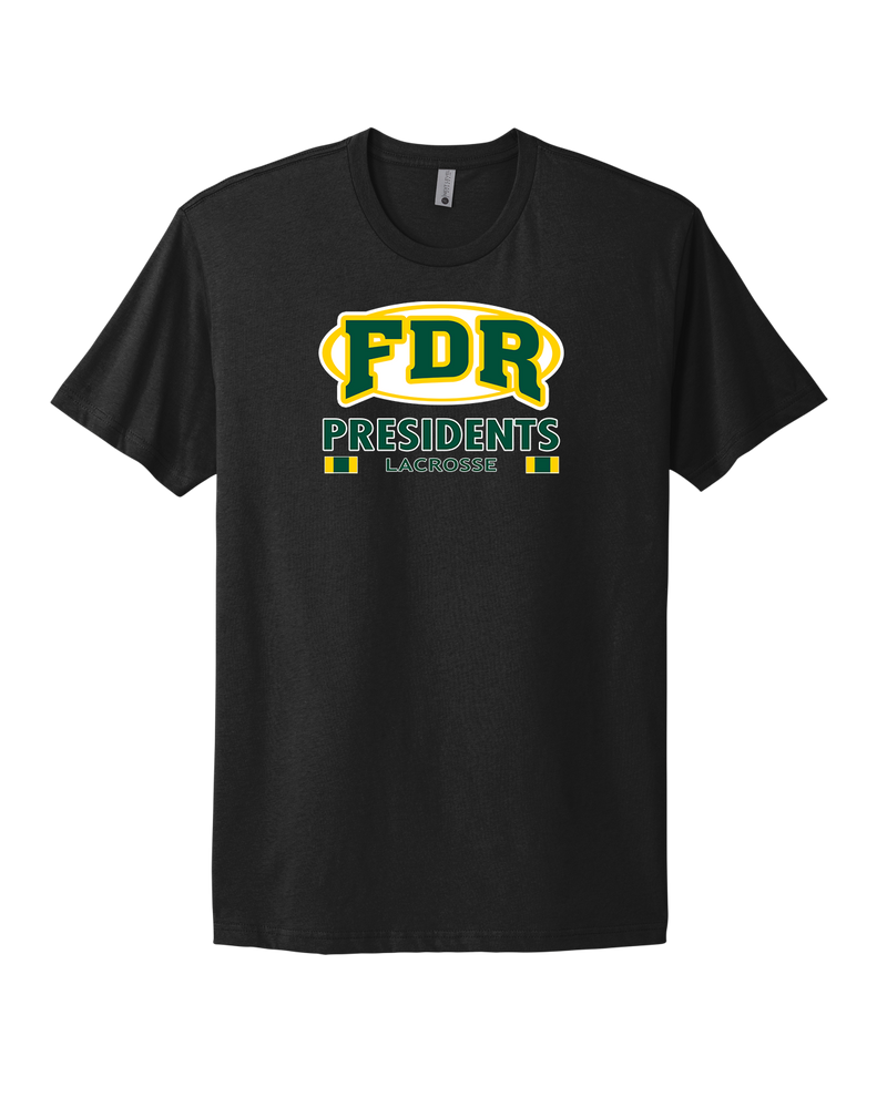 Franklin D Roosevelt HS Boys Lacrosse Stacked - Select Cotton T-Shirt