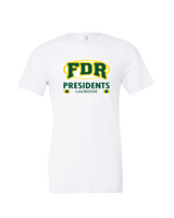 Franklin D Roosevelt HS Boys Lacrosse Stacked - Mens Tri Blend Shirt