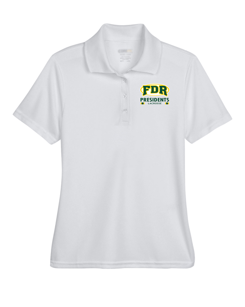 Franklin D Roosevelt HS Boys Lacrosse Stacked - Womens Polo