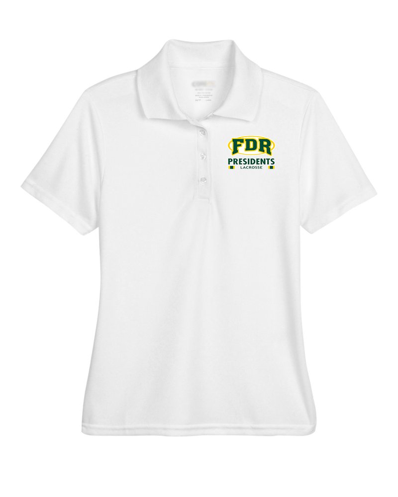Franklin D Roosevelt HS Boys Lacrosse Stacked - Womens Polo