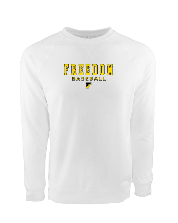 Freedom HS Baseball Block - Crewneck Sweatshirt