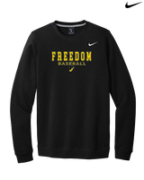 Freedom HS Baseball Block - Mens Nike Crewneck