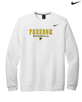 Freedom HS Baseball Block - Mens Nike Crewneck